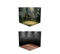JunZheHub 2 Décors de Fond à L'échelle 1:12, Dioramas pour Figurines, Véhicules et Jouets