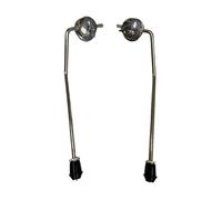 JunZheHub 2 Pieds de Grosse Caisse, Support de Grosse Caisse pour Batterie, Accessoire pour Instrument de Batterie