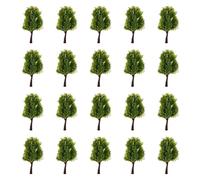 JunZheHub 20 Arbres Miniatures Réalistes pour Micro- et Mini-dioramas, Idéaux pour La Création de Décors et de Tables de Sable, 4cm