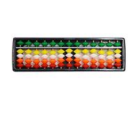 JunZheHub Abacus Mathématique Outil Calcul Apprentissage Jouet Éducatif Professionnel Perles Rondes Fonction Glissante Pied Adapté Enseignement Bureau, 13 chiffres
