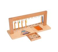 JunZheHub Appareil Child-Centered Mathématiques en Bois Manipulable 'arithmétique Porte-Cartes Numérotées Ludique pr Parents, 11 À 19