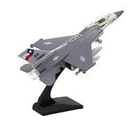 JunZheHub Avion de Chasse Maquette Métal Miniature Jouet Fonction Pull-Back Supporté Adapté à Cadeaux Bureau Salon Décoration Maison