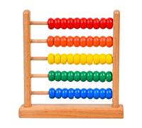 JunZheHub Boulier en Bois pour Enfants avec Perles Colorées, Jouet D'éveil pour Apprendre à Compter.