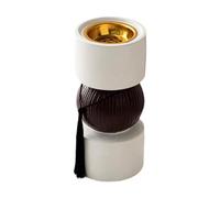 JunZheHub Brûleur Décoratif Porte-bâton Encens Résine Moderne Support Fragrance Ornement Table Forme Haltère Légèreté Fonctionnelle Adapté à La Chambre Bureau S, Blanc