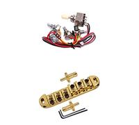 JunZheHub Câblage de Circuit pour Guitare électrique 3 Boîtes Sélecteur de Ramassage à Bascule 2V/2T/1J, comme décrit