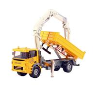 JunZheHub Camion-grue à L'échelle 1/60, Jouet de Construction pour Enfants de 3 Ans et Plus, Jaune