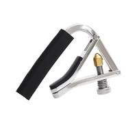JunZheHub Capodastre de Guitare à Tension Réglable, Léger, pour Guitares Acoustiques et électriques, Ukulélé, Mandoline, Basse, Accessoires pour Banjo, Argent