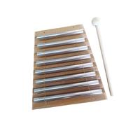 JunZheHub Carillon Portatif En Bois Léger, Instrument de Percussion Musicale à 8 Tons, pour