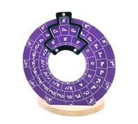 JunZheHub Cercle Des Quintes En Bois avec Roue D' pour L'apprentissage de La Guitare, avec base