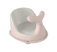 JunZheHub Chaise de Bain pour Bébé avec Matelas Respirant, Ventouses Stables, Siège Moelleux, Pliable et Fabriquée en Matériau Sûr, Idéale pour Une Hygiène,