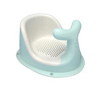 JunZheHub Chaise de Bain pour Bébé avec Matelas Respirant, Ventouses Stables, Siège Moelleux, Pliable et Fabriquée en Matériau Sûr, Idéale pour Une Hygiène,