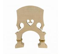 JunZheHub Chevalet Contrebasse Érable Réglable Chevalet Pont Pièce avec Vis en Métal pour Positionnement Précis Pieds Formés pour Pose Stable Finition Bois, 4/4