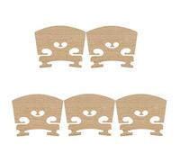 JunZheHub Chevalet de Violon 5 Pièces, Taille Standard 4/4, pour Violon Acoustique, En érable Travaillé.