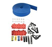 JunZheHub Circuit de Course Flexible avec Mini-Voitures en Alliage, Voitures Moulées sous Pression, Ventouses pour Une Fixation Sécurisée, Bleu 5 M