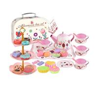 JunZheHub Coffret de Jeu de Rôle, Coffret de Thé, Coffret de Desserts, Jouet de Princesse pour Filles et Enfants, Modèle A