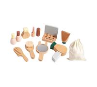 JunZheHub Coffret de Maquillage en Bois, Jouet de Coiffure et D'imitation pour Enfants de 3 à 5 Ans et Plus - Cadeau