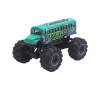 JunZheHub Collection de Jouets de Bus Scolaire Comprenant Des Voitures à Rétrofriction pour Enfants, Vert