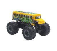 JunZheHub Collection de Jouets de Bus Scolaire Comprenant Des Voitures à Rétrofriction pour Enfants, Jaune