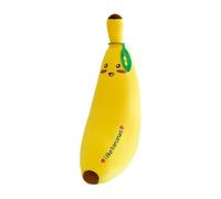 JunZheHub Coussin en Peluche Banane Câlin pour Les Anniversaires et Les Occasions Spéciales, 50cm Heureux