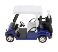 JunZheHub de Golf Miniature, Modèle Réduit En Métal Moulé sous Pression avec Mécanisme de Rétrofriction et Inclus, Idéale pour Le Jeu Créatif E, Bleu