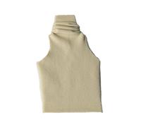 JunZheHub Débardeur Miniature, Accessoire pour Le Corps, Gilet à Col Roulé, Vêtement Sans Manches pour Figurines Féminines de 15 Cm (6 Pouces), Kaki