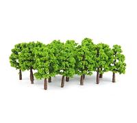 JunZheHub Décor de Train Miniature Trees à L'échelle 1:150 (20 Pièces), Vert Clair, 3,15 Pouces 8 cm