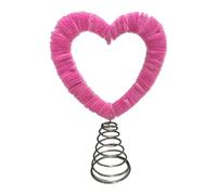 JunZheHub Décoration de Sapin en Forme de Cœur pour La Saint-Valentin, Couronne d'amour, Décoration pour Anniversaire, Rose Rouge