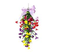 JunZheHub Décoration Florale Printanière et Estivale pour Une Fenêtre de Fête de Mariage Ou de Vacances Au