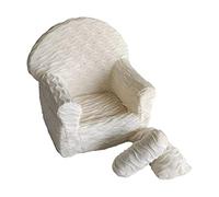 JunZheHub Ensemble D'accessoires pour Nouveau-né : Coussin de Canapé, Accessoires de Photographie pour Nouveau- Tissu Tricoté à La Main Offrant Un Bon, style c