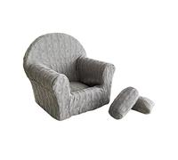 JunZheHub Ensemble D'accessoires pour Nouveau-né : Coussin de Canapé, Accessoires de Photographie pour Nouveau- Tissu Tricoté à La Main Offrant Un Bon, Styled