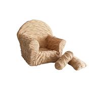 JunZheHub Ensemble D'accessoires pour Nouveau-né : Coussin de Canapé, Accessoires de Photographie pour Nouveau- Tissu Tricoté à La Main Offrant Un Bon, Style b