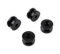 JunZheHub Ensemble de 4 Pièces Comprenant des Silentblocs de Porte-Bagages, des Patins de Plancher, des Entretoises de Coffre à Bagages et des Patins en Alliage, Noir