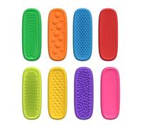 JunZheHub Ensemble de 8 Objets Anti-stress pour Enfants, En Silicone Souple, pour Jouer et Apprendre En Toute Tranquillité, Boîte