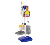JunZheHub Ensemble de 9 Jouets de Nettoyage pour Enfants, Comprenant Un Balai, Une Pelle et D'autres Accessoires pour Apprendre Les Tâches Ménagères et Joue, 9 pièces