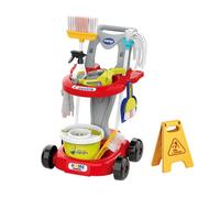 JunZheHub Ensemble de 9 Jouets de Nettoyage pour Enfants, Comprenant Un Balai, Une Pelle et D'autres Accessoires pour Apprendre Les Tâches Ménagères et Joue, 20 pièces