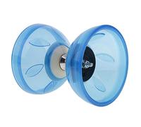 JunZheHub Ensemble de Diabolo de Jonglage Avancé avec Roulements Améliorés et Accessoires, bleu, 10,5 cm
