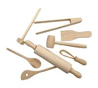 JunZheHub Ensemble de Jeu D'imitation D'ustensiles de Cuisine, Cuillère de 8 Pouces, éducatif