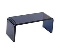 JunZheHub Ensemble de Meubles Miniatures en Acrylique Transparent pour Maison de Poupée, Idéal pour La Décoration du Salon, Noir