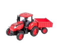 JunZheHub Ensemble de Véhicules Agricoles Creative Engineering, Tracteur et Camion pour Enfants, Transporteur