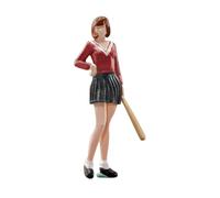 JunZheHub Figurine de Baseball Féminine à L'échelle 1/64, Idéale pour La Création de Dioramas, de Décors de Gares Ou de Jardins Féeriques.