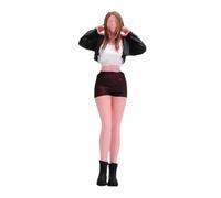 JunZheHub Figurine de Fille Aux Cheveux Longs à L'échelle 1:64, Projets de Bricolage, Décoration de de Chemin de Fer, Peinte.