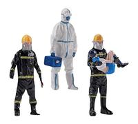 JunZheHub Figurines Miniatures à L'échelle 1/32 pour Créer Une Scène à Faire Soi-même avec Trois Personnages, Style Un