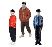 JunZheHub Figurines Miniatures à L'échelle 1/32 pour Créer Une Scène à Faire Soi-même avec Trois Personnages, Style c