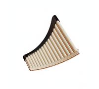 JunZheHub Flûte Musicale Panpipes Instrument à Vent Éducatif en Résine Ergonomique Facilitant le Contrôle Du Souffle Adaptée aux Musicales Développement des Compétences Enfants et Adultes, Blanc