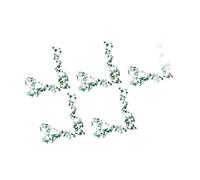 JunZheHub Guirlande Décorative de Fleurs et de Lierre, Flexible, élégante et Multifonctionnelle, Idéale pour Chaises, Escaliers, Chambres et Décors, Blanc Bleu