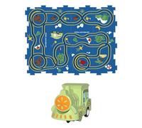 JunZheHub Jeu de Construction de Wagons de Train - Circuit de éducatif pour Tout-petits et Garçons, Casse-tête C 12 pièces