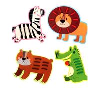 JunZheHub Jeu de Laçage pour Enfants, Jeu de Coordination pour Apprendre et S'amuser, Cadeau D'anniversaire, Motif Animalier