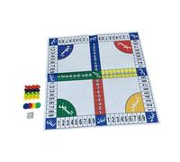 JunZheHub Jeu de Ludo Interactif, Idéal pour Les Réunions de Famille, Blanc