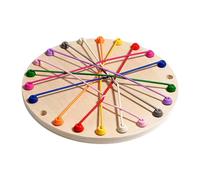 JunZheHub Jeu de Puzzle à Cordes, Jouet de Développement Mental pour Enfants, Rond