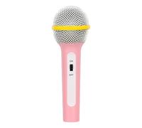 JunZheHub Jeu D'imitation, Micro de Scène pour Chanter, Activité pour Un Spectacle de Noël, Rose